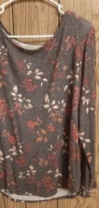 Floral long sleeve shirt